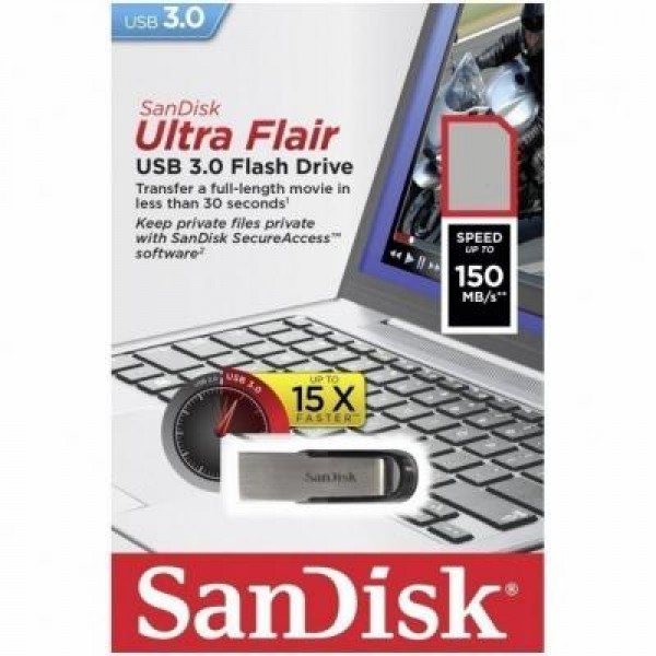 Флешка SANDISK 256GB Ultra Flair USB 3.0 (SDCZ73-256G-G46)