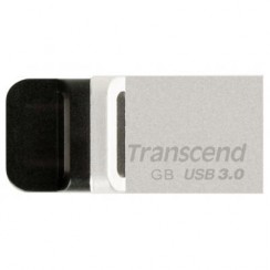 Флешка Transcend 64GB JetFlash OTG 880 Metal Silver USB 3.0 (TS64GJF880S)