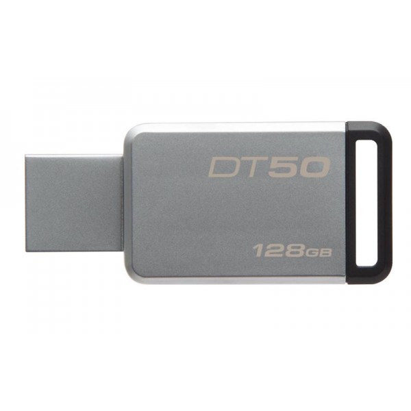 Флешка USB3.0 128GB Kingston DataTraveler 50 Metal/Black (DT50/128GB)