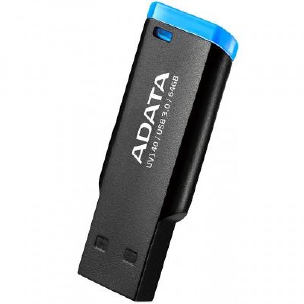 Флешка A-DATA 64GB UV140 Black-Blue USB 3.0 (AUV140-64G-RBE)