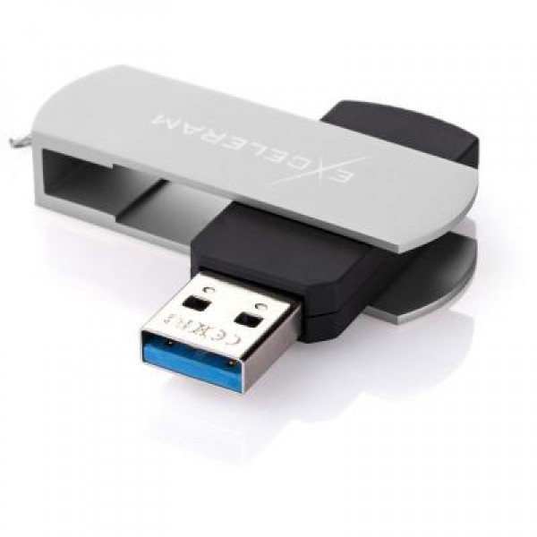 Флешка eXceleram 64GB P2 Series Silver/Black USB 3.1 Gen 1 (EXP2U3SIB64)