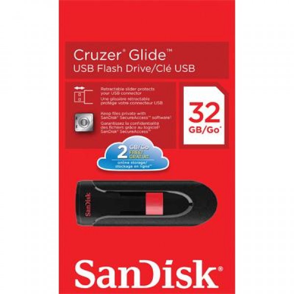 Флешка SANDISK 32Gb Cruzer Glide (SDCZ60-032G-B35)