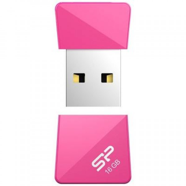 Флешка Silicon Power 16Gb Touch T08 Peach USB 2.0 (SP016GBUF2T08V1H)