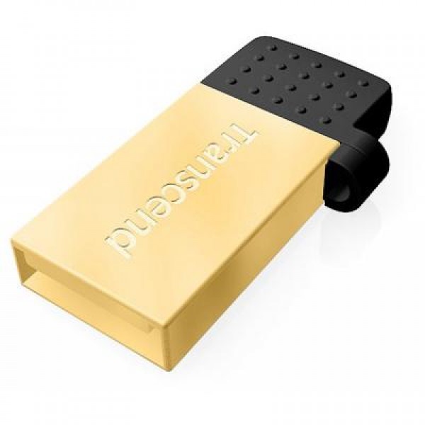 Флешка Transcend 8GB On-The-Go Gold USB 2.0 (TS8GJF380G)