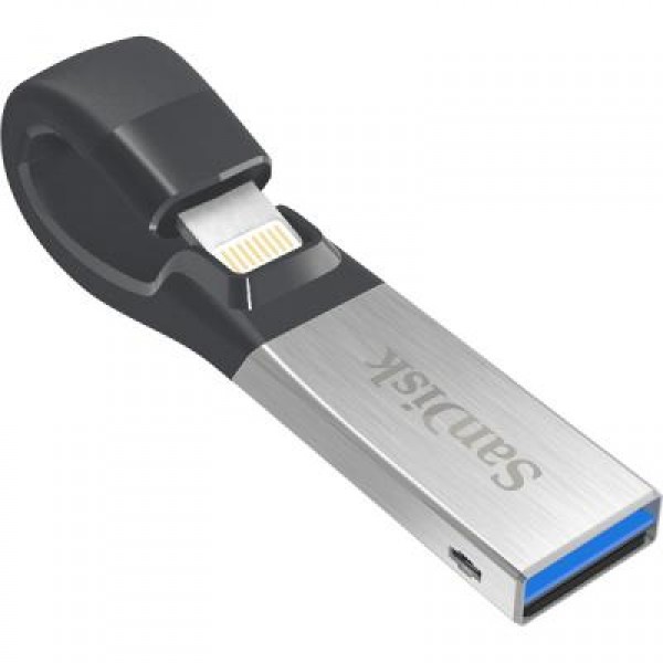 Флешка SanDisk 256GB iXpand USB 3.0/Lightning Apple (SDIX30N-256G-GN6NE)