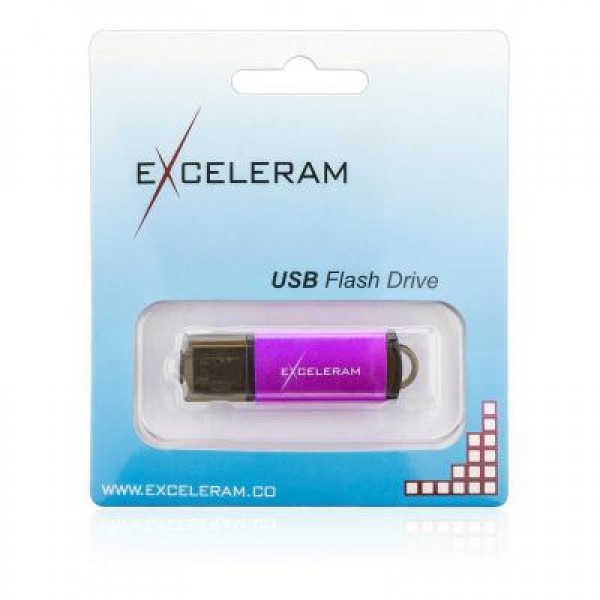 Флешка eXceleram 64GB A3 Series Purple USB 3.1 Gen 1 (EXA3U3PU64)