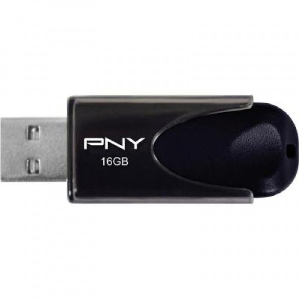 Флешка PNY 16GB Attache4 Black USB 2.0 (FD16GATT4-EF)