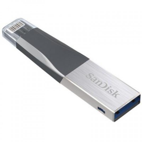 Флешка SANDISK 128GB iXpand Mini USB 3.0/Lightning (SDIX40N-128G-GN6NE)