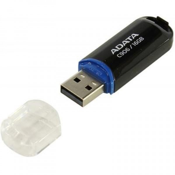 Флешка A-DATA 16GB C906 Black USB 2.0 (AC906-16G-RBK)