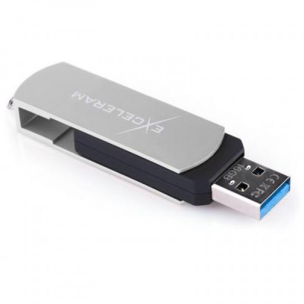 Флешка eXceleram 32GB P2 Series Silver/Black USB 3.1 Gen 1 (EXP2U3SIB32)