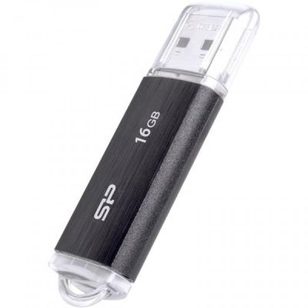 Флешка Silicon Power 16GB Ultima U02 Black USB 2.0 (SP016GBUF2U02V1K)