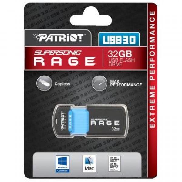 Флешка Patriot 32GB Supersonic RAGE USB 3.0 (PEF32GSRUSB)