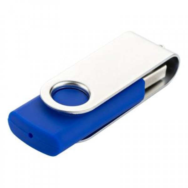 Флешка eXceleram 32GB P1 Series Silver/Blue USB 2.0 (EXP1U2SIBL32)