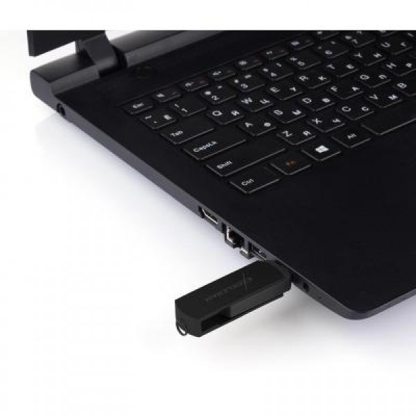 Флешка eXceleram 8GB P2 Series Black/Black USB 2.0 (EXP2U2BB08)