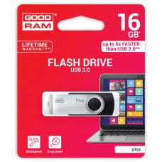 Флешка USB3.0 16GB GOODRAM UTS3 (Twister) Black (UTS3-0160K0R11)