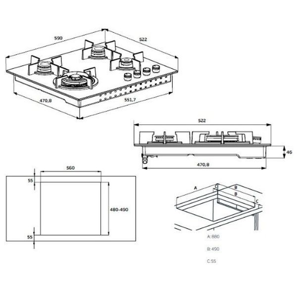 Варочная панель Beko HIAG64223SX