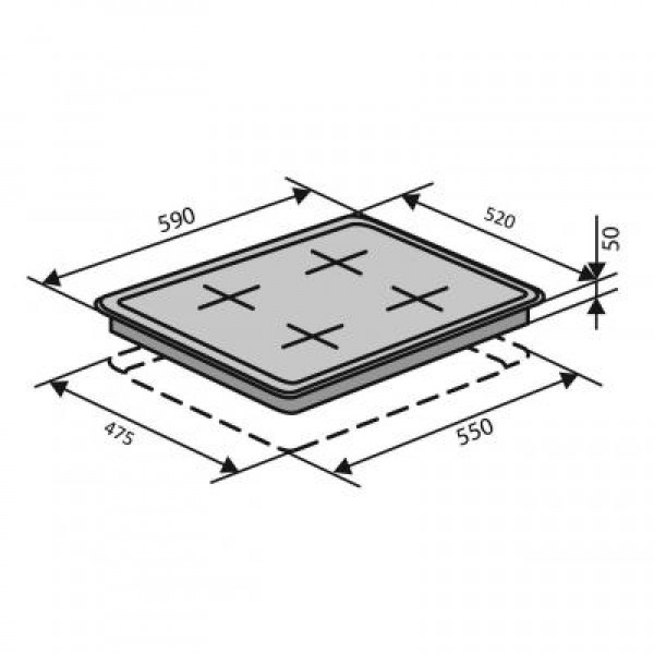 Варочная поверхность Ventolux HSF640-L3 C (X)