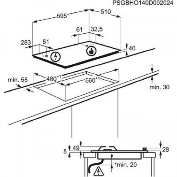 Варочная поверхность Zanussi GPZ263SB