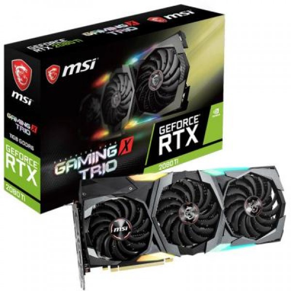 Видеокарта MSI GeForce RTX2080 Ti 11Gb GAMING X TRIO (RTX 2080 Ti GAMING X TRIO)