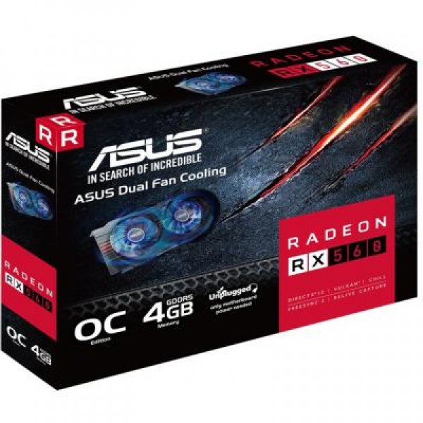 Видеокарта Asus Radeon RX 560 4096Mb OC (RX560-O4G)