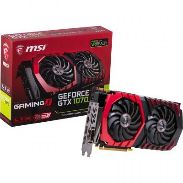 Видеокарта MSI GeForce GTX1070 8192Mb GAMING X (GTX 1070 GAMING X 8G)