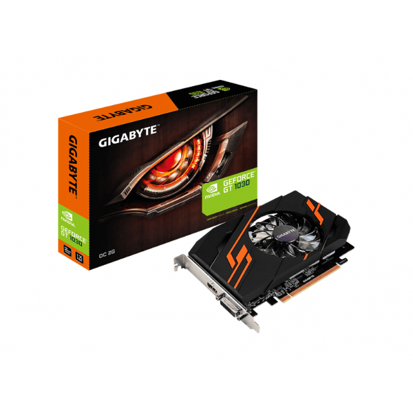 Видеокарта GIGABYTE GT 1030 OC 2G (GV-N1030OC-2GI)