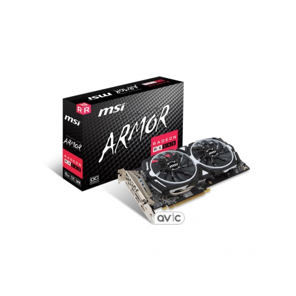 Видеокарта MSI Radeon RX 580 ARMOR 8G OC