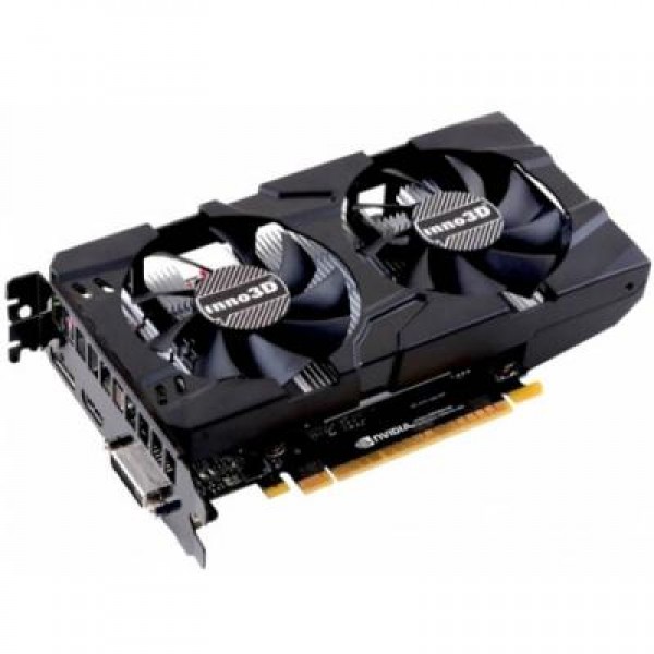 Видеокарта Inno3D GeForce GTX1050 Ti 4096Mb HerculeZ Twin X2 (N105T-1DDV-M5CM)