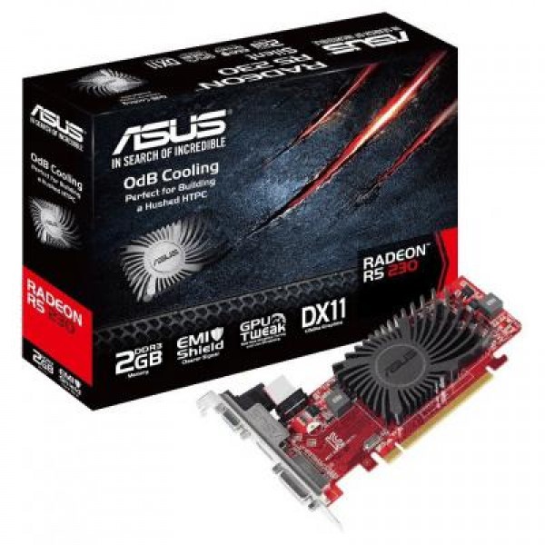 Видеокарта Asus Radeon R5 230 2048Mb Silent (R5230-SL-2GD3-L)