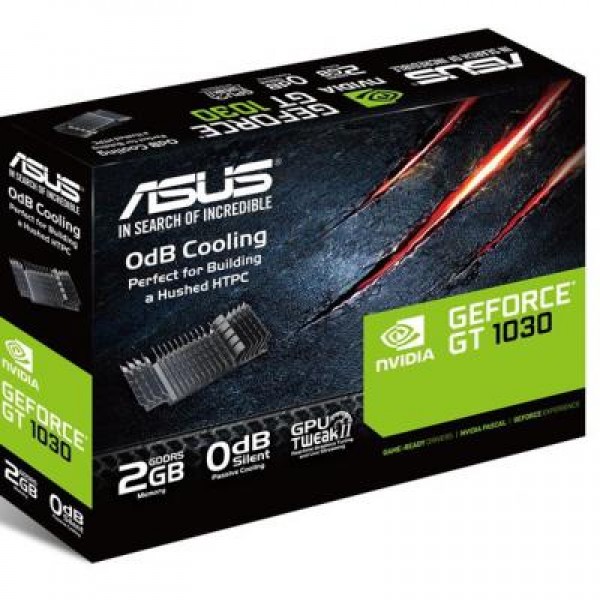 Видеокарта Asus GeForce GT1030 2048Mb Silent (GT1030-SL-2G-BRK)