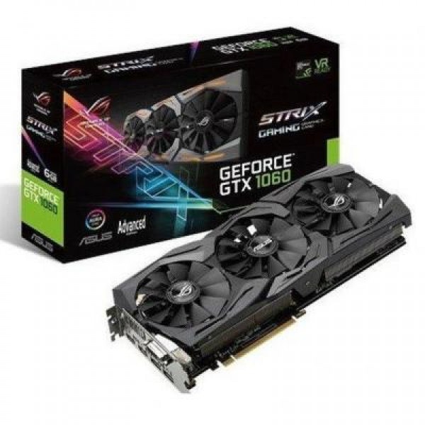 Видеокарта ASUS GeForce GTX1060 6144Mb ROG STRIX Advanced Edition (ROG-STRIX-GTX1060-A6G-GAMING)