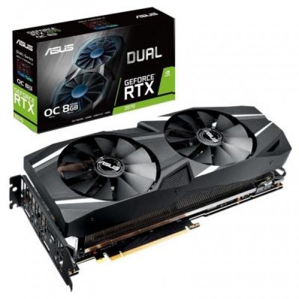 Видеокарта ASUS GeForce RTX2070 8192Mb DUAL OC (DUAL-RTX2070-O8G)