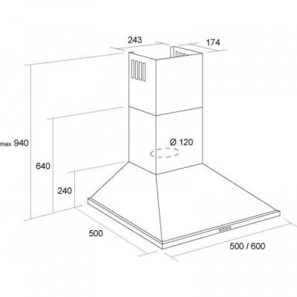 Вытяжка Borgio BHK 60 white