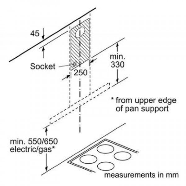 Вытяжка BOSCH DWB66DM50