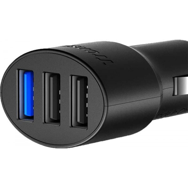 Автомобильное зарядное устройство Tronsmart C3PTA Quick Charge 3.0 42W Car Charger Black