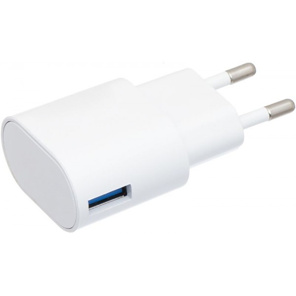 Зарядное устройство INKAX CD-24 Travel charger + Micro cable 1USB 2.1A White