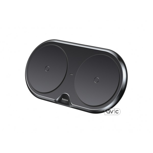 Беспроводное зарядное устройство Baseus Dual Wireless Charger Black (WXXHJ-A01)