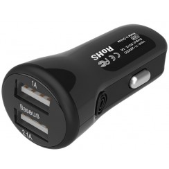 Автомобильное ЗУ Baseus 2.1A Dual USB Sport (Black) (CCALL-CR01)