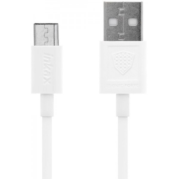 Зарядное устройство INKAX CD-01 Travel charger + Micro cable 2USB 2.1A White