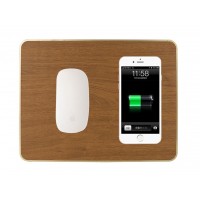 Коврик для мыши Zunammy с беспроводной зарядкой (Brown)