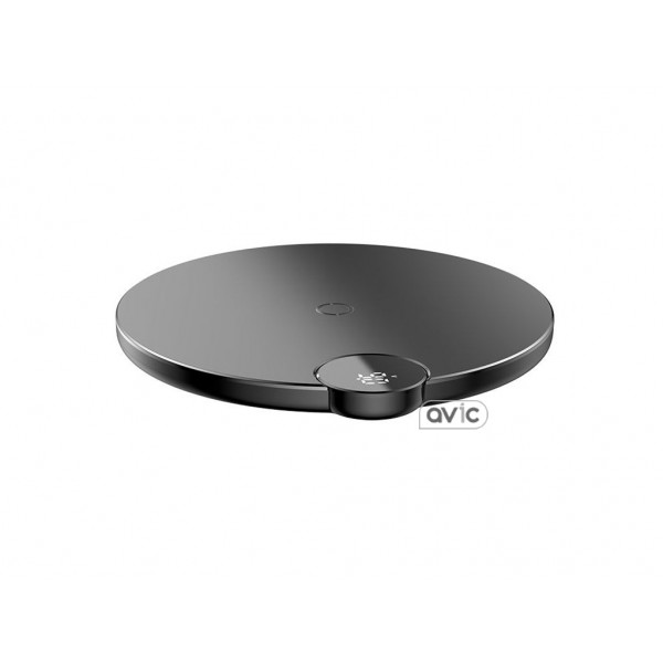 Беспроводное зарядное устройство Baseus Digital LED Display Wireless Charger (WXSX-01) Black