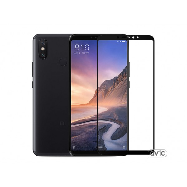 Защитное стекло для Xiaomi Mi Max 3 Black