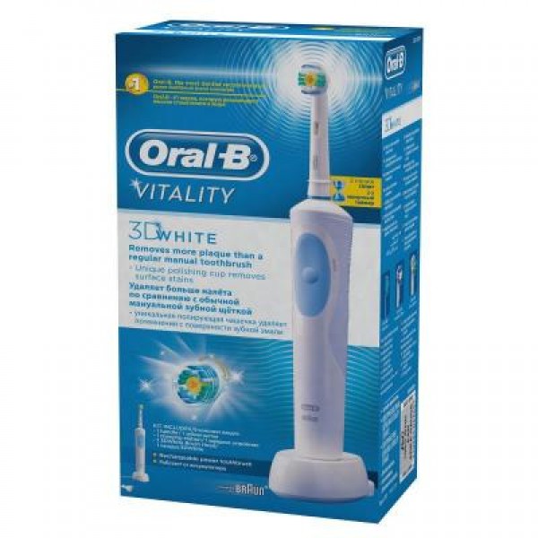 Электрическая зубная щетка Oral-B by Braun Vitality 3D White (D12. 513)